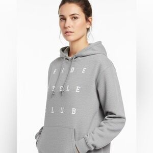 Cotton Grey Ride Cycle Sweatshirt Size Medium